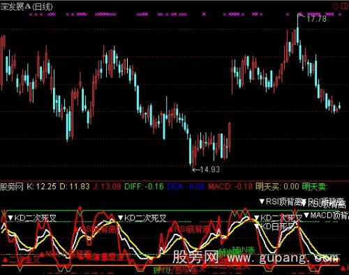 通达信RSI+KDJ+MACD共振指标公式