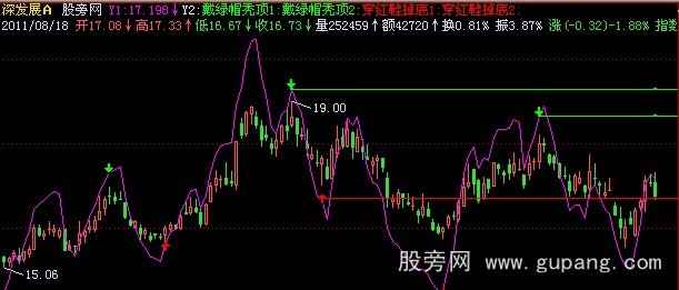飞狐戴绿帽秃顶主图指标公式
