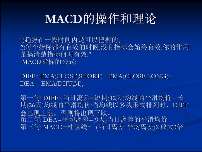 MACD图文精彩讲解