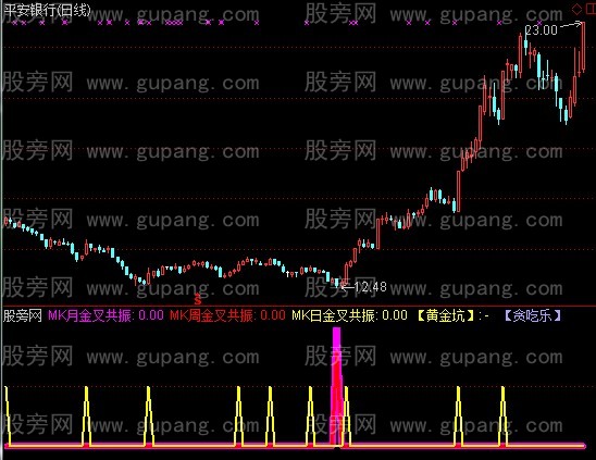 通达信MK金叉共振指标公式