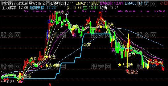 通达信极品黑马主图指标公式