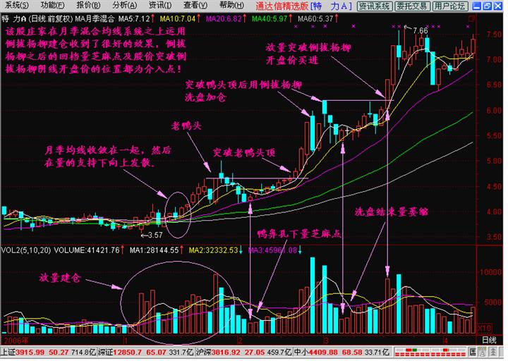 倒拔垂杨柳实战技术分析