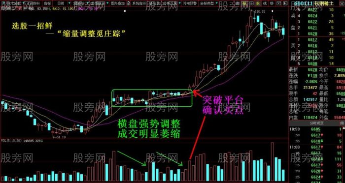 选股一招鲜 缩量调整觅庄踪