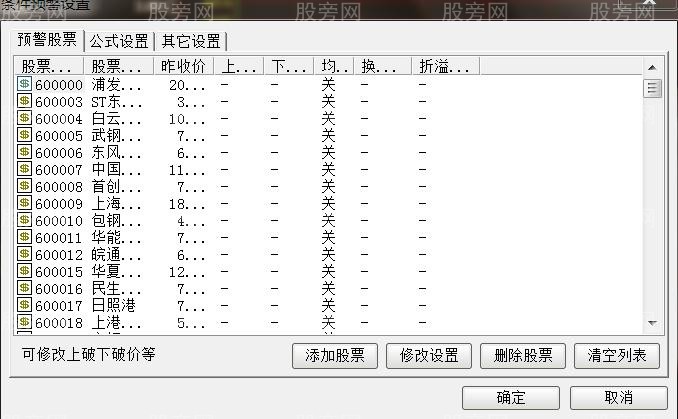 通达信条件预警的全面设置