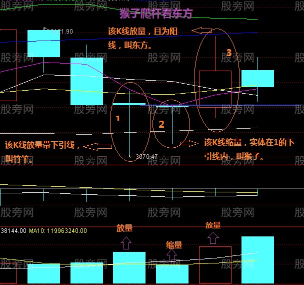 猴子爬杆看东方买入模式