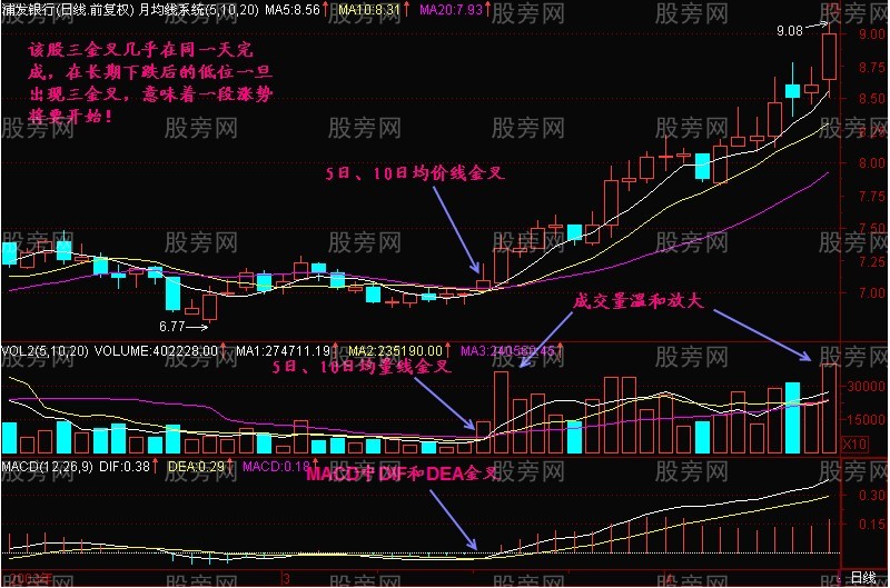 三金叉抓住上扬行情