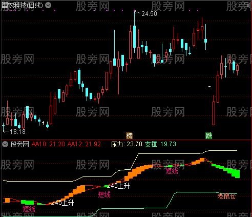 通达信老鼠仓大黑马指标公式