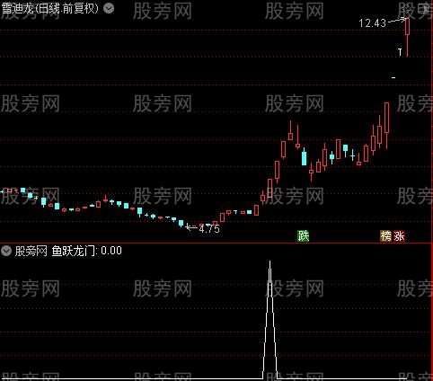 财神送宝主图之鱼跃龙门选股指标公式