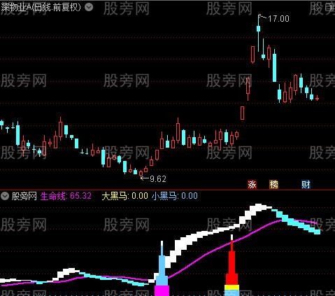 通达信波段小黑马指标公式