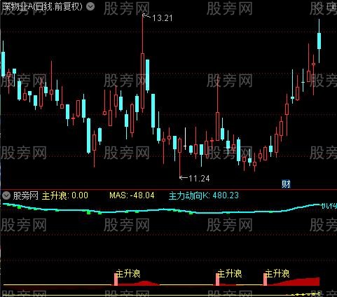 通达信主力动向强度指标公式