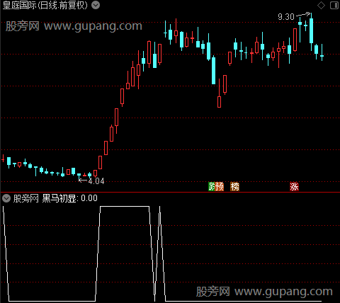 黑马初显之选股指标公式