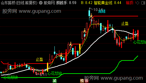 通达信心花怒放主图指标公式