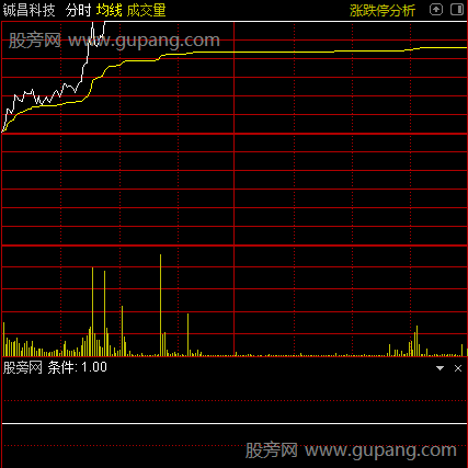 通达信分时量堆预警指标公式